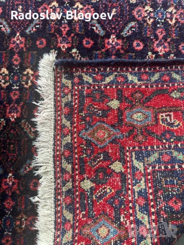 Персийски ръчнотъкан килим - 150х100 см., снимка 4 - Килими - 53998271