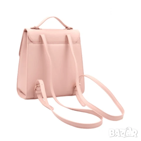 Кокетна дамска раничка, със сламени детайли, снимка 12 - Раници - 50622276