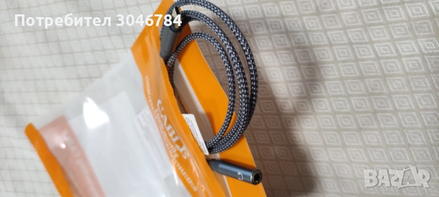 Аудио кабел Riksoin с 3,5 мм жак / мъжки/ към USB-C конектор, снимка 2 - USB кабели - 52469457