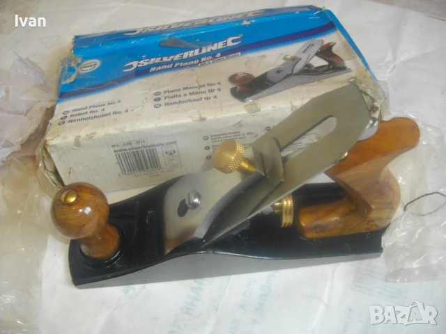 НОВО ИТАЛИАНСКО ОРИГИНАЛНО РЪЧНО ДЪРВОДЕЛСКО РЕНДЕ 225мм ПРОФЕСИОНАЛНО ВИСОК КЛАС SILVERLINE , снимка 3 - Други инструменти - 50967069