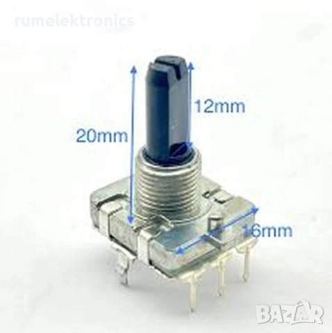 Енкодер за пералня 12 позиции 12 пулса 20мм, снимка 2 - Друга електроника - 53305614