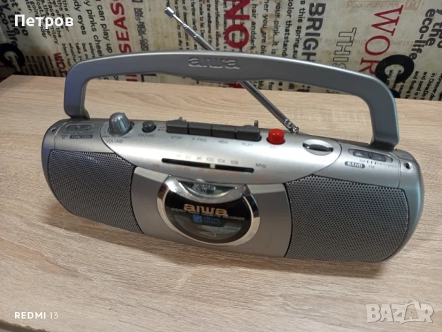 Касетофон"Aiwa"CS-P55, снимка 7 - Радиокасетофони, транзистори - 51138854