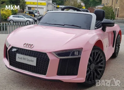 Акумулаторна кола  Audi R8 Spyder лицензиран продукт, снимка 4 - Детски велосипеди, триколки и коли - 49447112