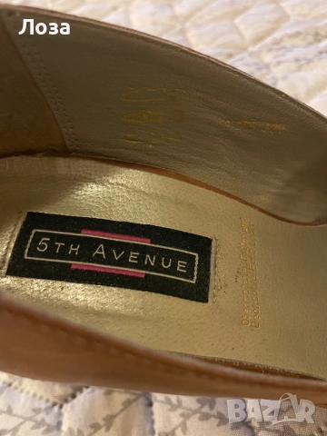 Дамски обувки марка 5th Avenue - истинска кожа, снимка 4 - Дамски ежедневни обувки - 52913638