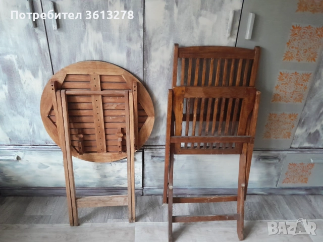 Сгъваем стол и маса!, снимка 4 - Маси - 53945330