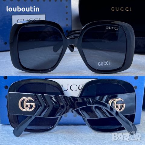 Gucci 2024 дамски слънчеви очила квадратни, снимка 1 - Слънчеви и диоптрични очила - 46505892