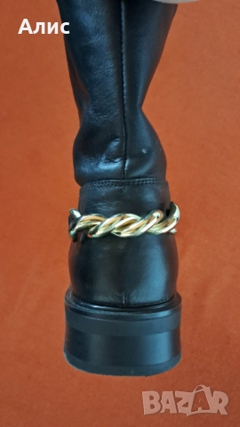 Боти ест.кожа Tommy Hilfiger, снимка 3 - Дамски боти - 52898506