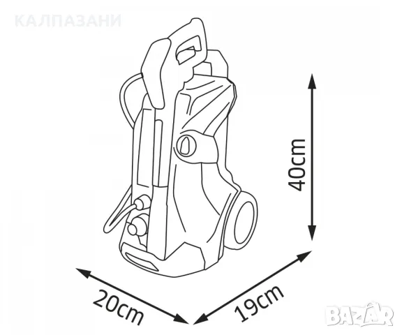 KARCHER HIGH PRESSURE TROLLEY K4 7600360902, снимка 5 - Други - 50095522