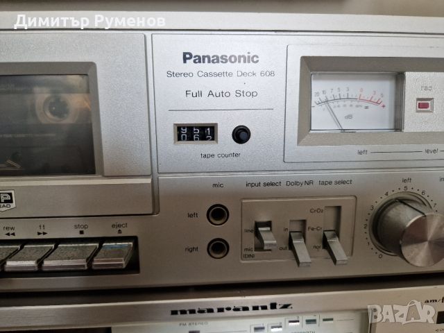 Касетен дек Panasonic RS-608, снимка 4 - Декове - 45839508