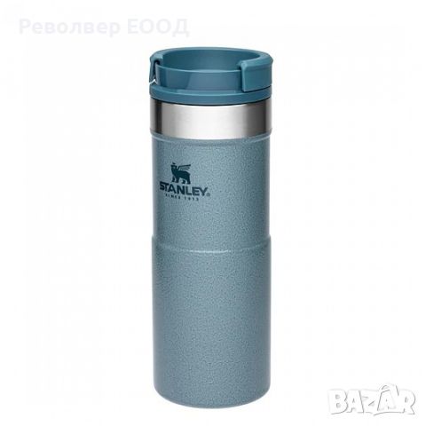 Термо чаша Stanley NeverLeak™ - 0,350 мл, в цвят Hammertone Ice, снимка 1 - Екипировка - 45321755