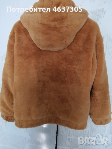 марково зимно яке от еко косъм, снимка 2 - Якета - 53665877