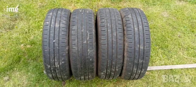 4бр летни гуми 165/65R14. Continental ContiEcoContact5. DOT 0814. 6 и 6.5 мм дълбочина на шарката.