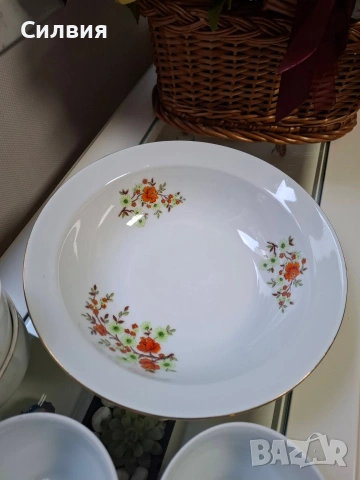 Ретро комплект Български порцелан , снимка 9 - Аксесоари за кухня - 54015167
