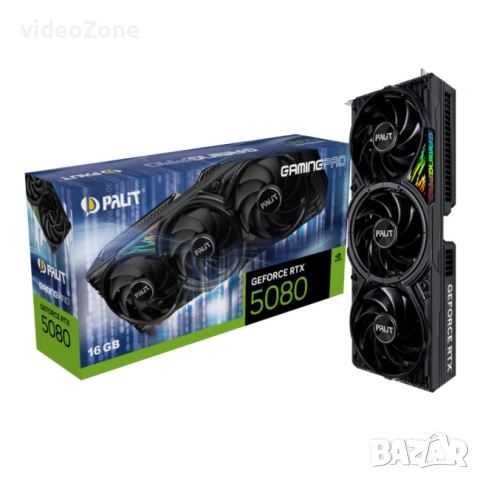 Palit GeForce RTX 5080 GamingPro 16GB GDDR7 – Нова, Гаранционна