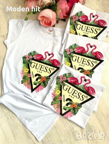 Комплект тениска GUESS реплика и къси панталонки, снимка 2 - Комплекти - 46516961