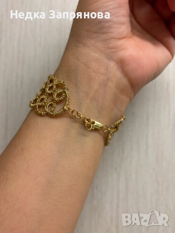 Гривна Вълшебните вълни Ръчно изплетена Цветове по поръчка , снимка 4 - Гривни - 52713760