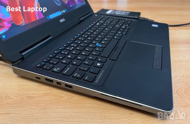 Dell precision 7510 i5-6300HQ 16gb ram 256gb nvme 500gb HDD 15.6” ips laptop лаптоп, снимка 3 - Лаптопи за работа - 46638969