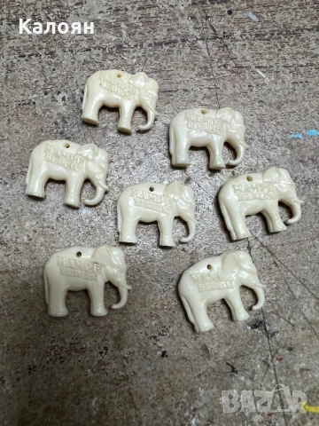 Слонче бакелитово от 30-те години за окачване на бутилка, цена за брой , снимка 4 - Антикварни и старинни предмети - 50558799