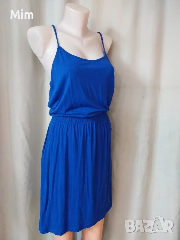 XL  Синя къса рокля, снимка 4 - Рокли - 50671252