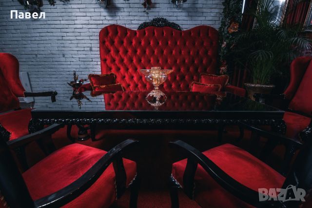 Луксозен диван с голям гръб за заведение, снимка 1 - Дивани и мека мебел - 45681701
