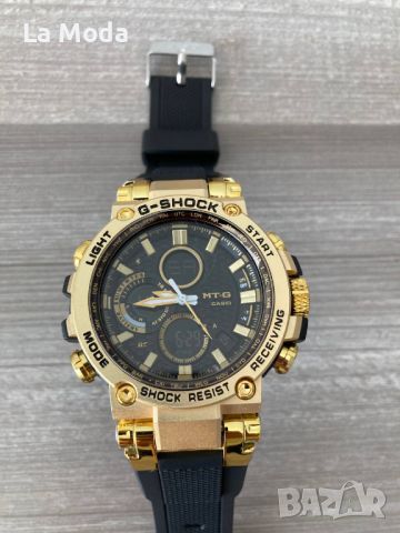 Часовник Casio G-Shock метален корпус и черна каишка реплика, снимка 3 - Мъжки - 45996743