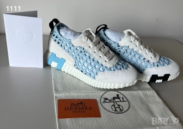 Дамски кецове Hermes .Естествена кожа и набук., снимка 5 - Кецове - 51580471