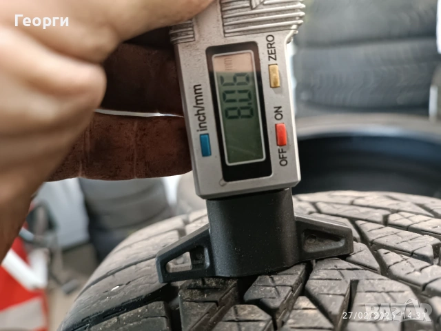 2бр.зимни гуми 215/55/17 Pirelli, снимка 2 - Гуми и джанти - 53666221