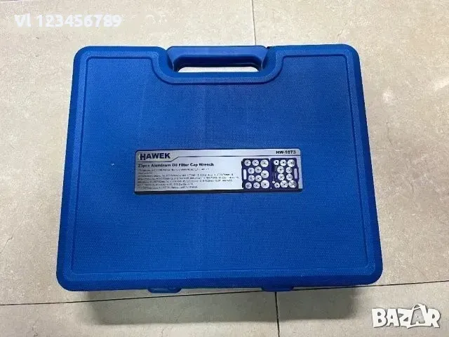 Алуминиеви чашки 23 части за смяна на маслени филтри-HAWEK, снимка 2 - Други инструменти - 49747909