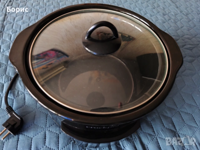Дигитален Crock-Pot 4.7L – Уред за бавно готвене (Модел SCCPRC507B), снимка 2 - Мултикукъри - 53977469
