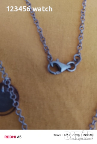 Красиво нежно 21гр сребърно колие проба 925, снимка 4 - Колиета, медальони, синджири - 53781655