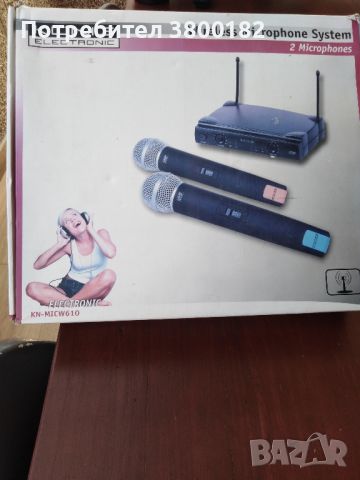 Wireless Microphone System, снимка 1 - Микрофони - 46523693