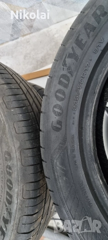 ОРИГИНАЛНИ Джанти 17" 5х112 ET27, 7.5J и летни гуми 215/50/17 , снимка 10 - Гуми и джанти - 48001615