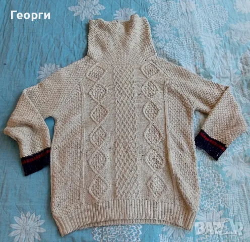 Вълнен пуловер с висока яка The Alcott Knit размер XL, снимка 1 - Пуловери - 47161246