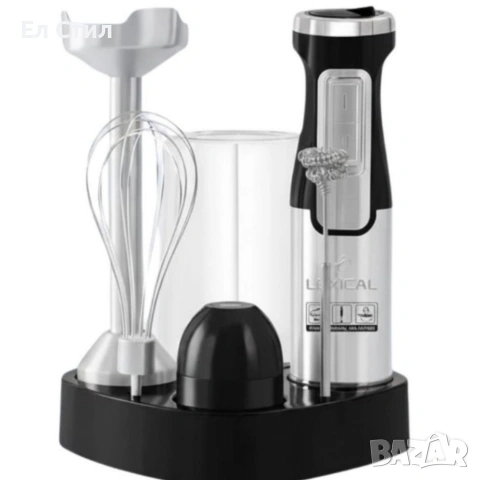 Мощен ръчен блендер Lexical-LHB-1666 6-в-1: Пасиране, разбиване и повече с 800W мощност, снимка 5 - Блендери - 53575210
