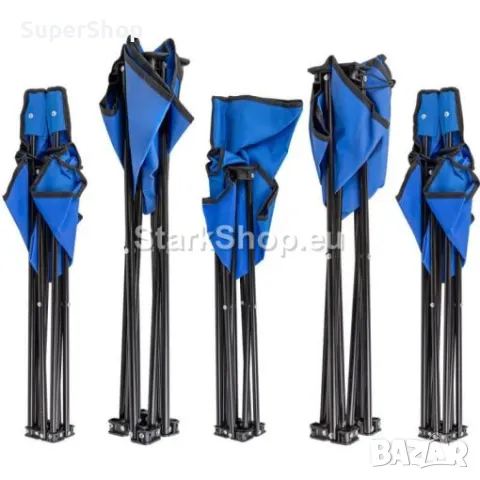 Сгъваема Къмпинг Маса с 4 стола с Метална Конструкция, снимка 5 - Къмпинг мебели - 50236783