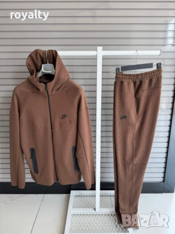 Nike Tech Кафяв Мъжки Екип 