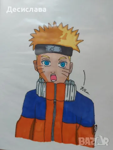 Рисунка аниме Наруто Naruto anime, снимка 1 - Картини - 46871924