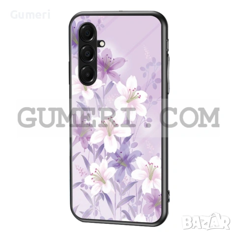 Хибриден Гръб с Цветя за Samsung Galaxy A17, снимка 3 - Калъфи, кейсове - 35886705
