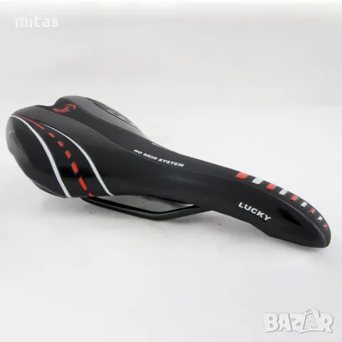 Седалка за велосипед Selle Monte Grappa Lucky, Черна, Made in ITALY, снимка 2 - Аксесоари за велосипеди - 49703707