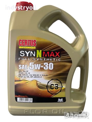 5w30 Синтетично масло за леки автомобили 5л