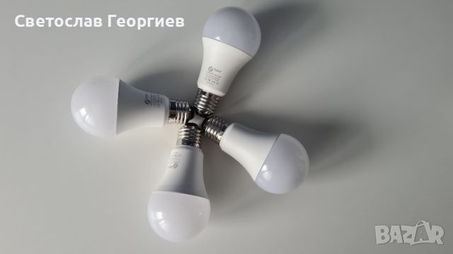 4 бр. цветни смарт LED крушки Zigbee, снимка 1 - Лед осветление - 45582442
