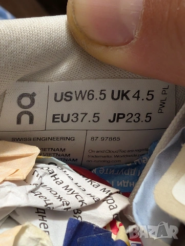 маратонки  On Cloudrift номер 37 ,5 , снимка 6 - Маратонки - 54259381