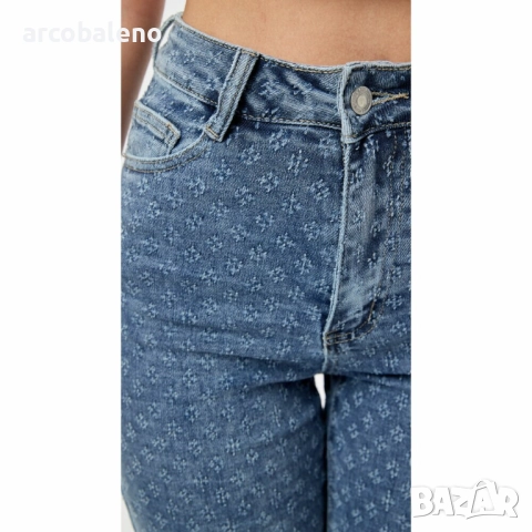 Дамски дънки с висока талия  , снимка 5 - Дънки - 52315899