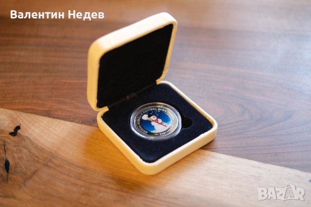 Коледни сребърни монети, подарък който остава! , снимка 7 - Други стоки за дома - 52667247