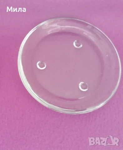 3 стъклени подложки за чаши с диаметър 11 см., снимка 2 - Други - 50224851