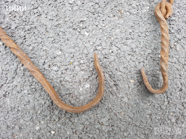 Верига за огнище , снимка 4 - Антикварни и старинни предмети - 52576244