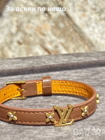 Louis Vuitton Кожена Гривна Код SK71, снимка 3 - Гривни - 52475038