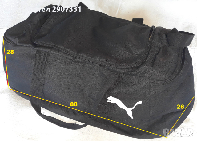 Спортна чанта Puma. Размери 88 x 28 x 26 см, снимка 2 - Чанти - 45002209