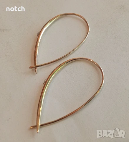 Златни обеци, снимка 5 - Обеци - 51147368