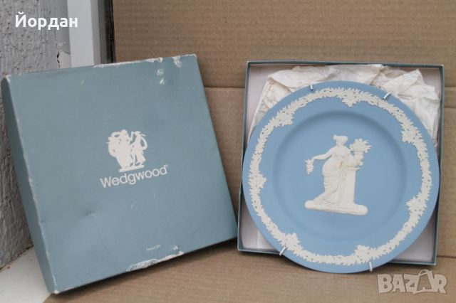 Англииска порцеланова колекционерска чиния ''Wedgwood'', снимка 1 - Антикварни и старинни предмети - 46114192